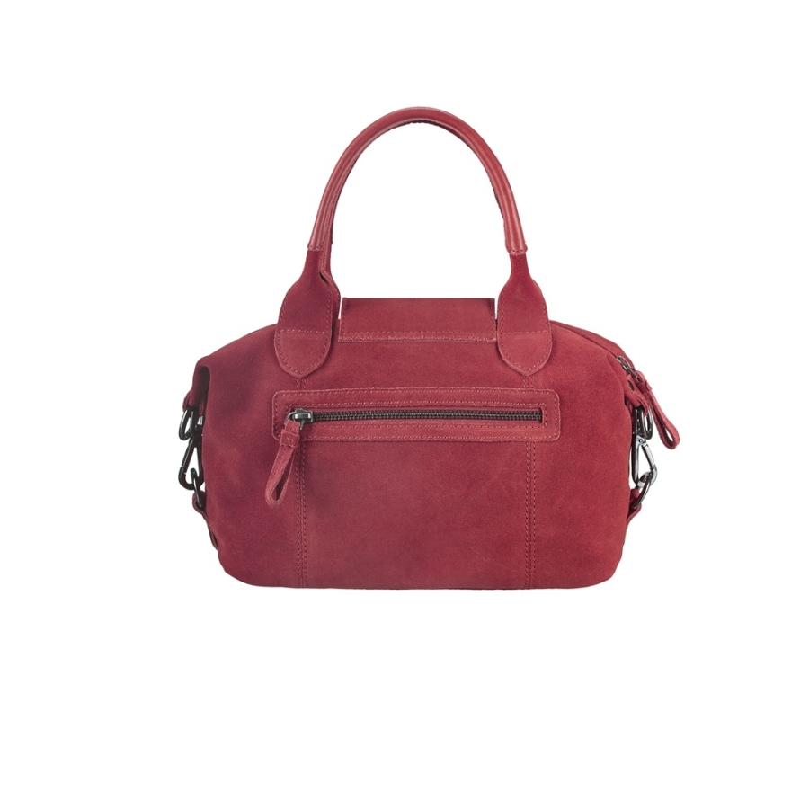CHARLOTTA SUEDE CHILI RED